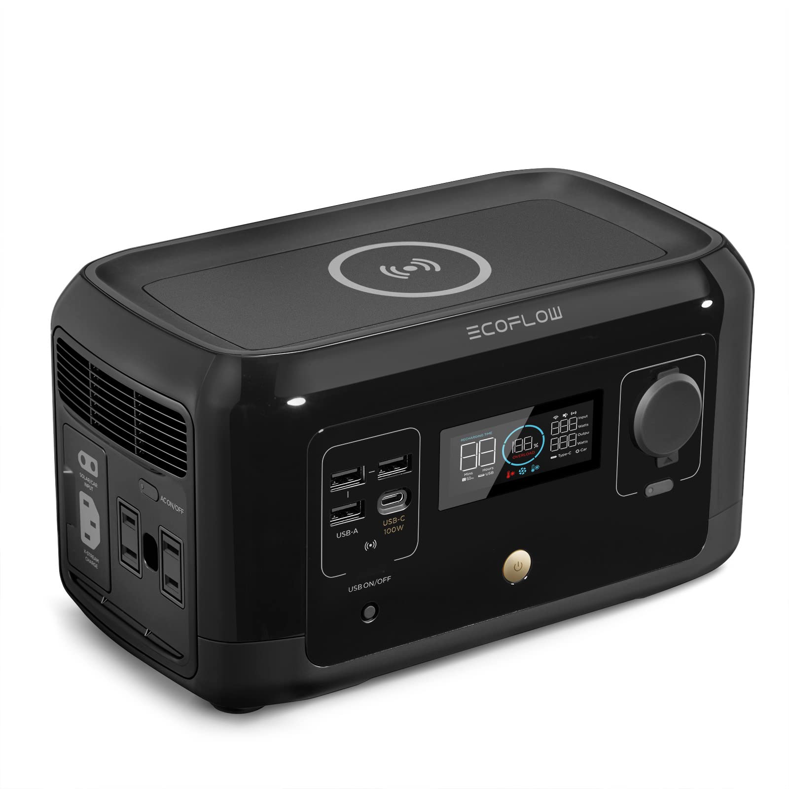 【Appliances】River Mini (Wireless) 210Wh Portable Power Station, Fast Charging, Sports AC, DC