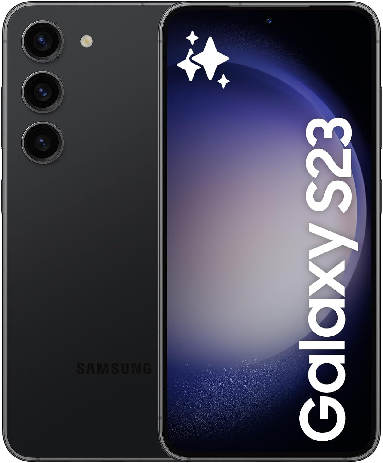 Samsung Galaxy S23 5G Dual SIM Android Mobile Phone, 128GB, SIM Free Smartphone, Black, 3Y Extended Manufacturer Warranty (UK Version)