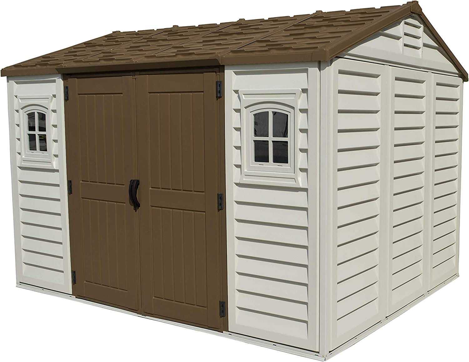 10.5’ x 8’ Plastic Garden Storage Shed