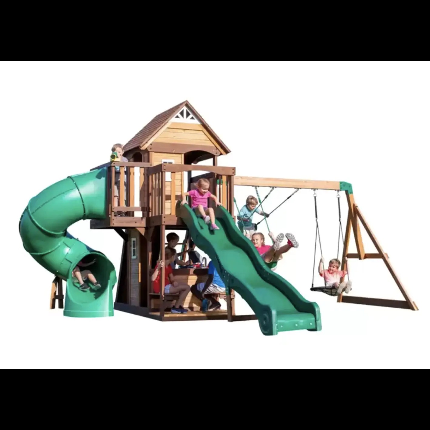 【Sports&Outdoors】Outdoor children's garden playground