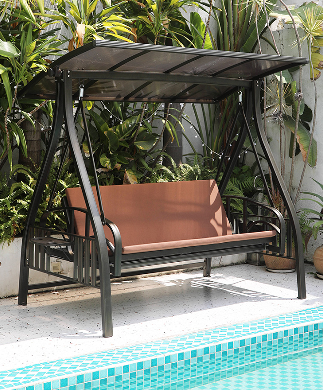 【Home&Garden】Outdoor swing courtyard rocking chair garden outdoor balcony villa terrace leisure