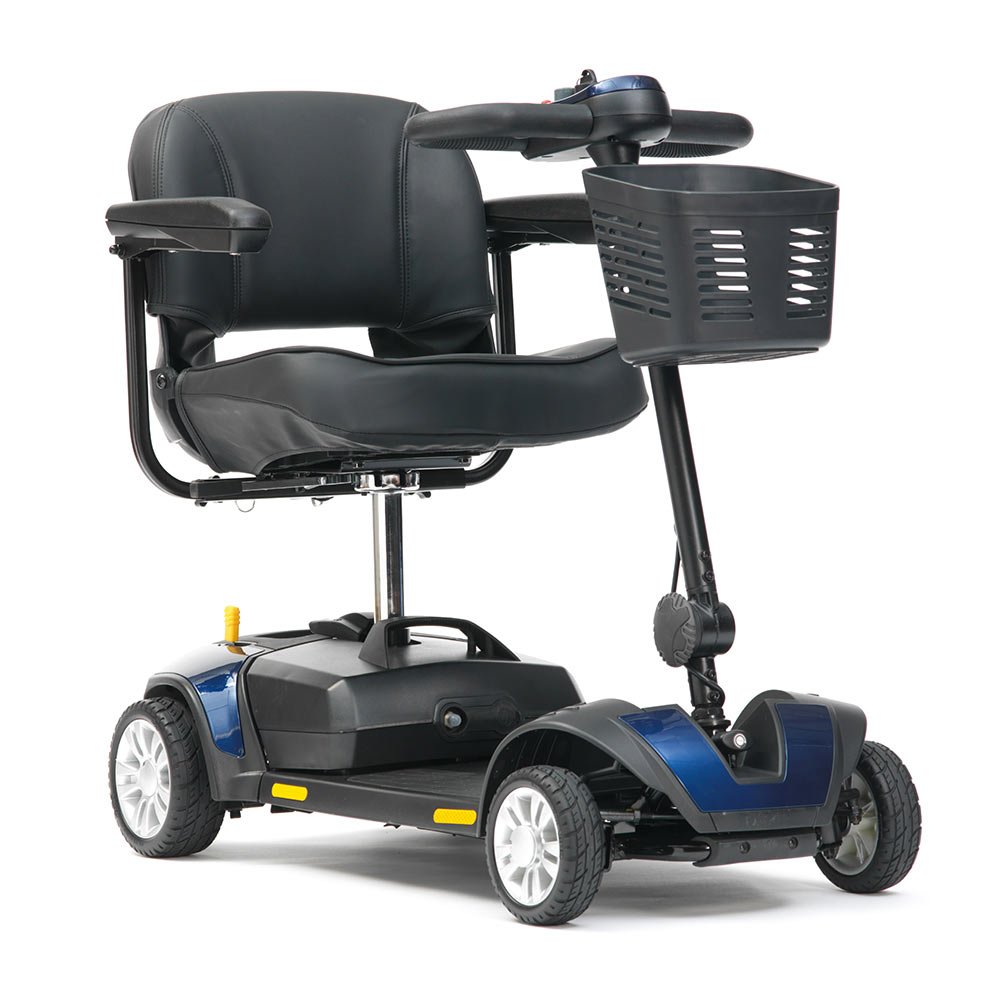 Electric scooter with portable travel case