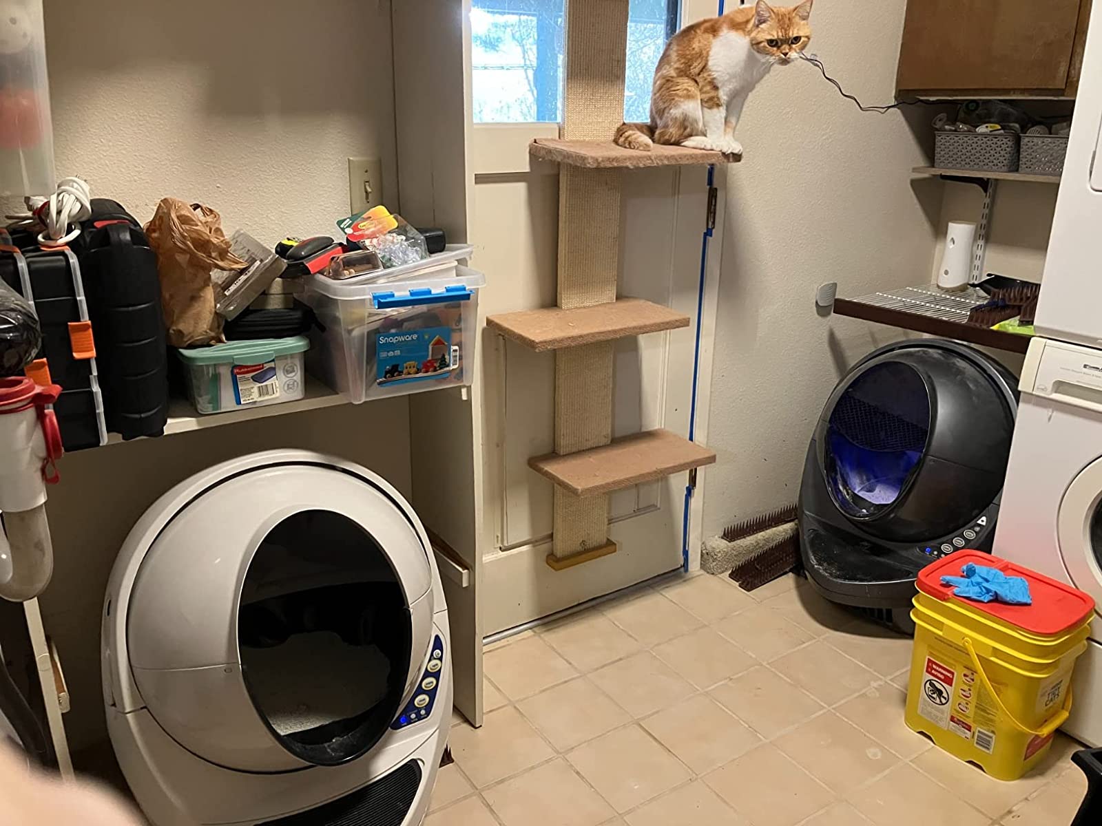 【Pet】Litter-Robot 3 Connect & Ramp - Automatic, Self-Cleaning Cat Litter Box, WiFi Enabled, Works with Any Clumping Litter