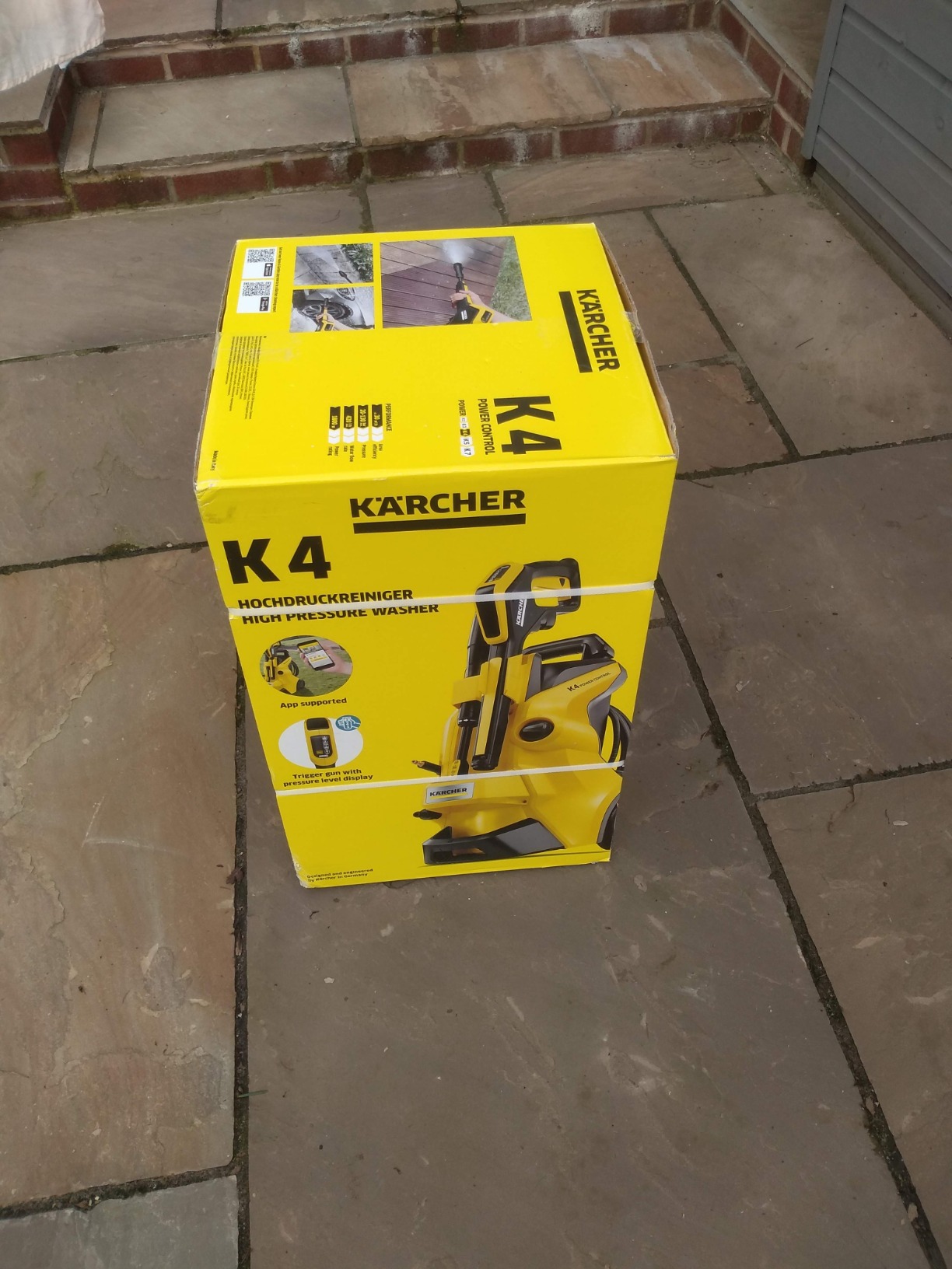 【Appliances】Kärcher K 4 Power Control Home high pressure washer: Intelligent app support - the right solution for heavier soiling
