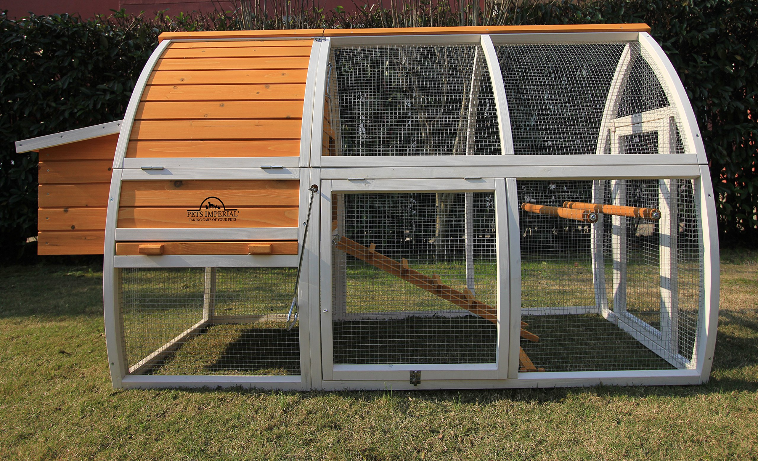 【Home&Garden】Chicken Coop - Ark Poultry Nest Box - Chickn House with Sliding Tray & Opening Roof