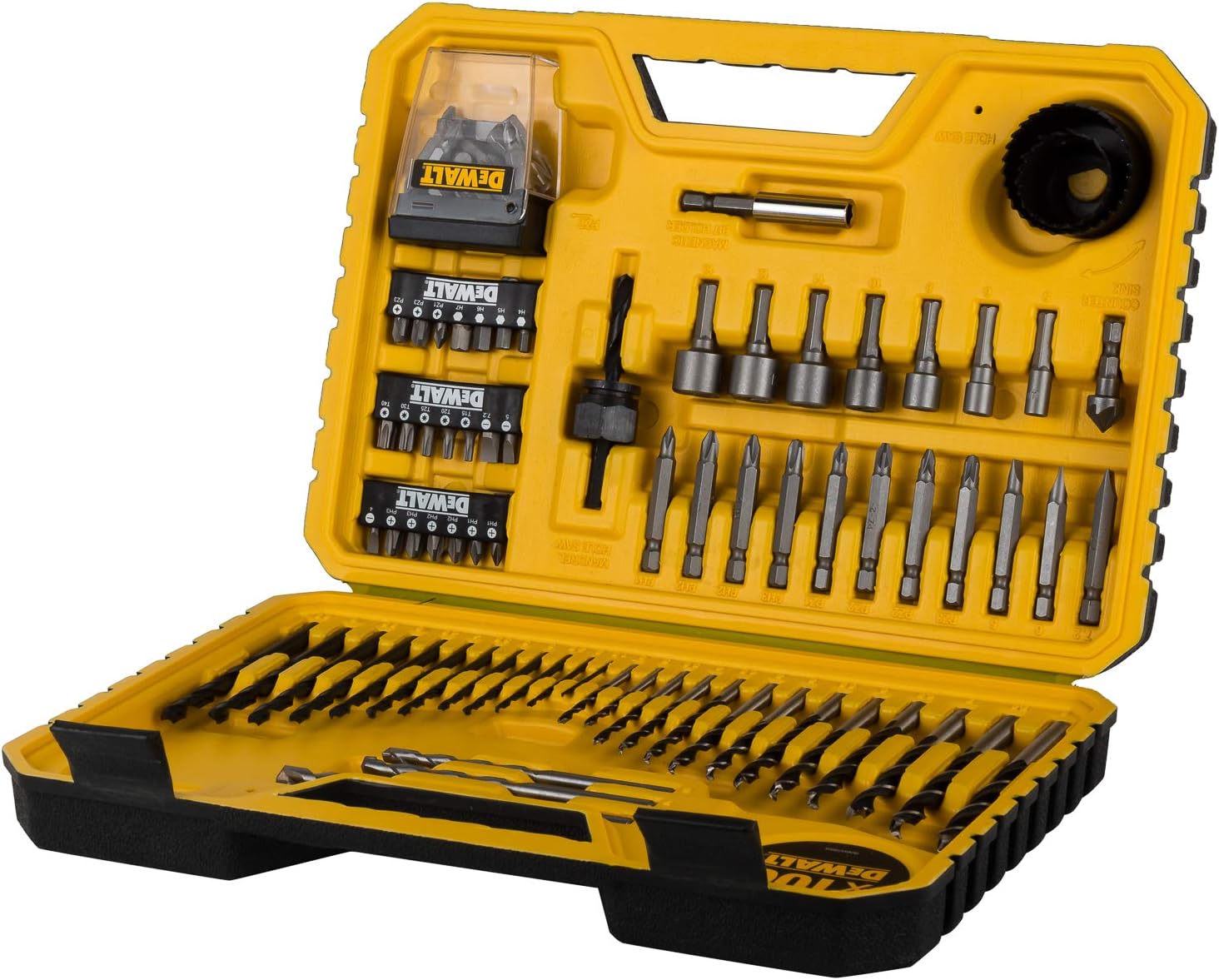 DEWALT DWMT73803 Mechanics Tools Kit and Socket Set, 168-Piece