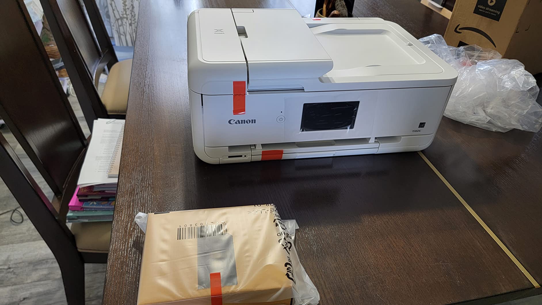 【Electronics】TS9521C All-In-One Wireless Crafting Photo Printer, 12X12 Printing, White