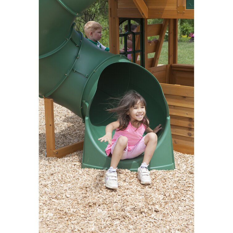 【Sports&Outdoors】Cloverdale Wooden Swing Set