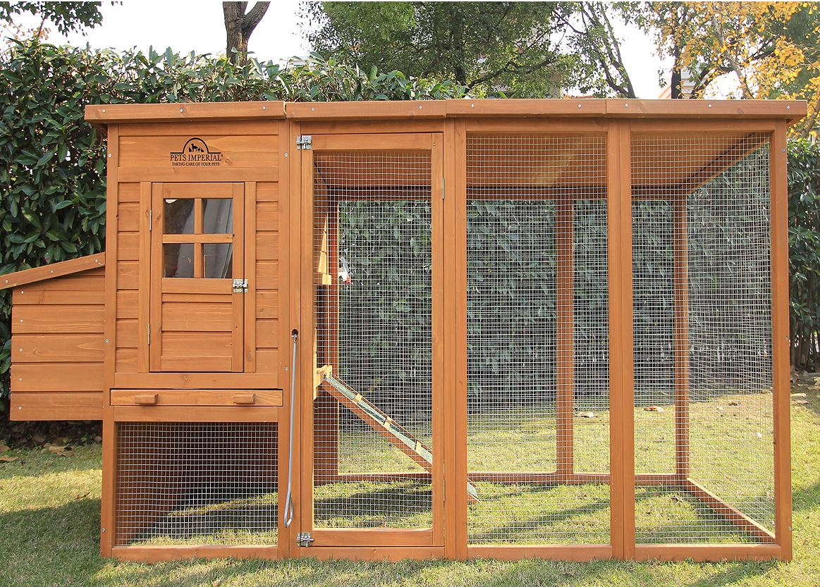 【Home&Garden】Arlington Chicken Coop with Extra Long Run 8ft2.5m & Ashpalt Roof Suitable for 46 Birds