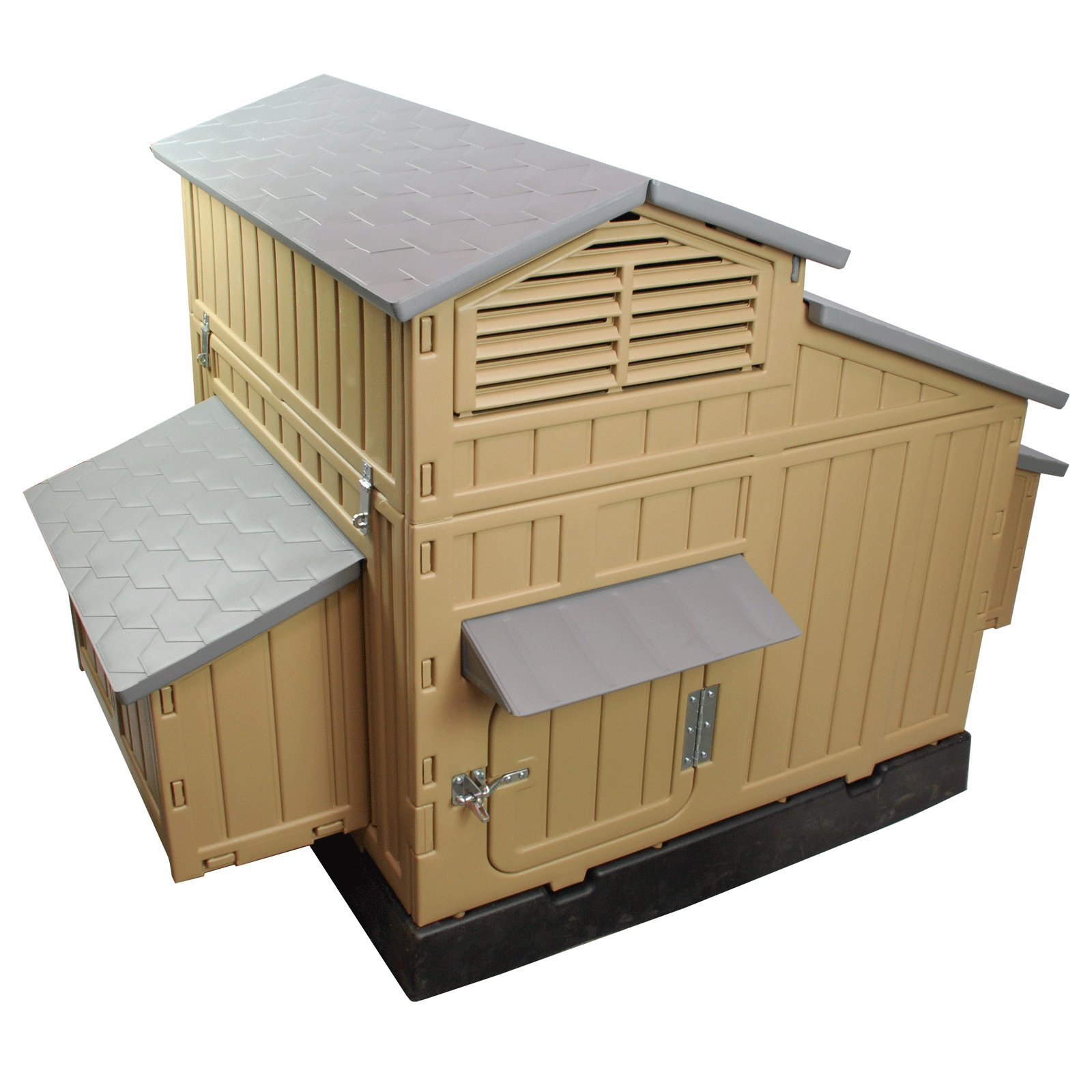 【Home&Garden】Large Chicken Coop Backyard Hen House 4-6 Large 6-12 Bantams