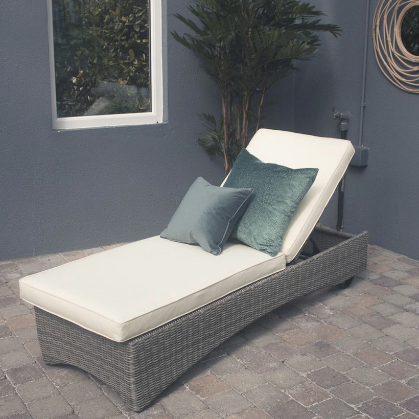【Gazebo】Sun lounger (Grey)