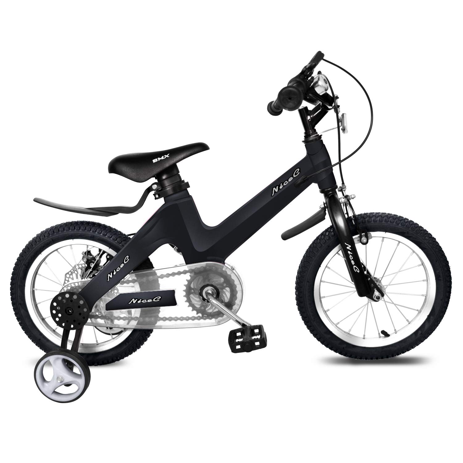 【Sports&Outdoors】Training Wheel Bike, Kids Bike Boys Girls, BMX Mountain with Dual Disc Brake 12-14-16-18 inch