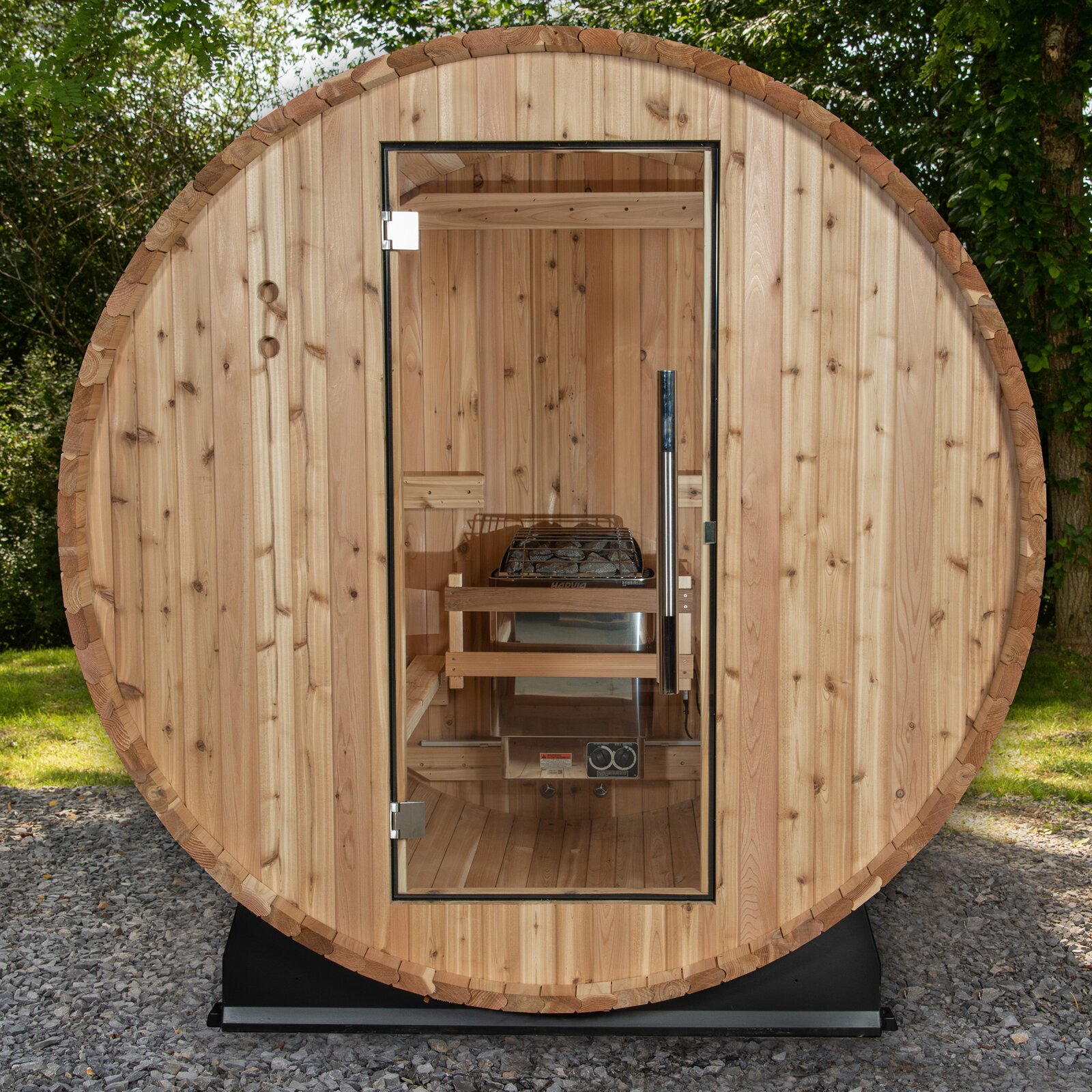 【Sports&Outdoors】Almost Heaven Saunas Watoga 4 - Person Traditional Steam Sauna in Cedar