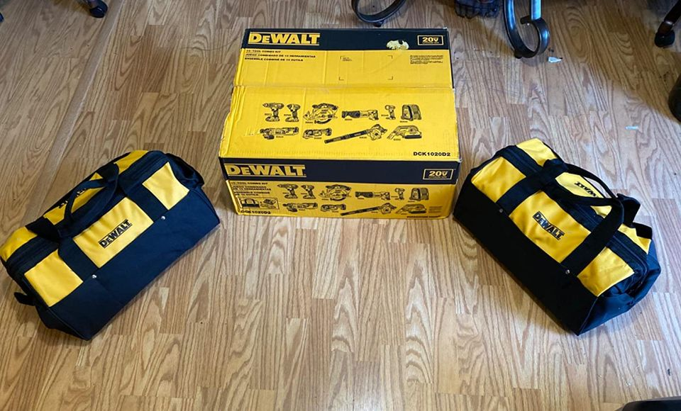 DEWALT 20V Max Cordless Drill Combo Kit, 10-Tool (DCK1020D2)