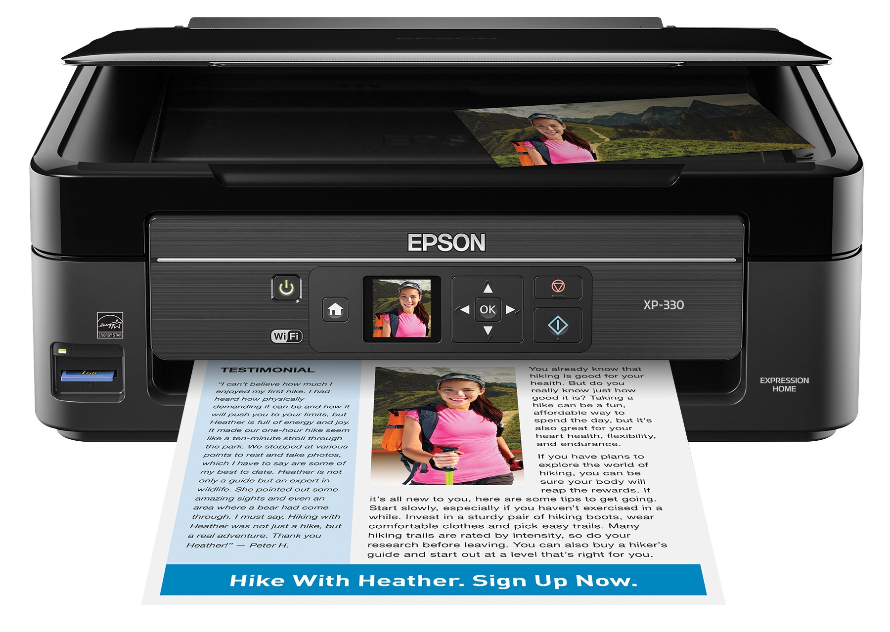 【Electronics】Expression Home Xp-330 Wireless Color Photo Printer with Scanner and Copier