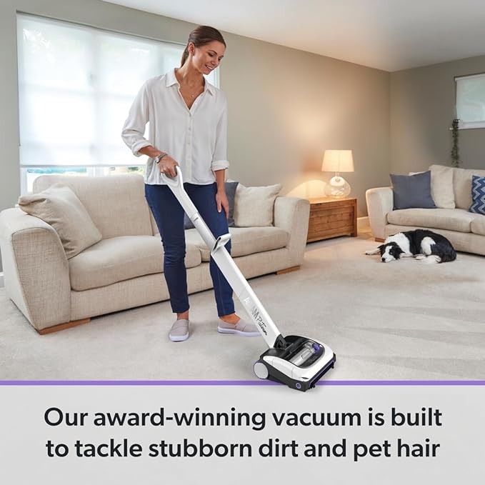 Gtech AirRAM Platinum | Cordless Lightweight Upright Vacuum Cleaner | Enhanced AirLoc Technology | Reinforced with Aluminium | Anti Hair Wrap | 22V Lithium Battery 60 Mins Runtime