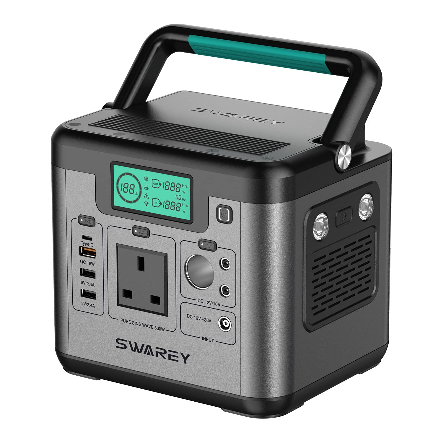 【Appliances】Portable Power Station S500 518Wh 230V/500W Portable Power Generator
