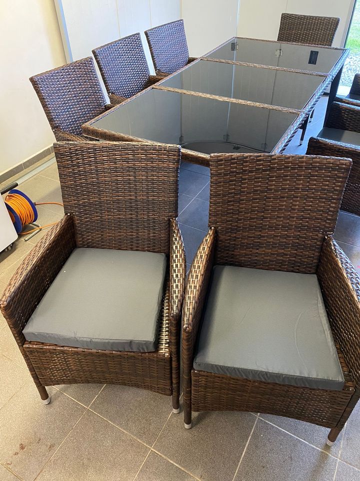 Rattan furniture - brown