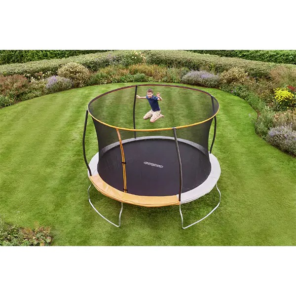 【Baby&Kids】10ft Outdoor Kids Trampoline with Enclosure