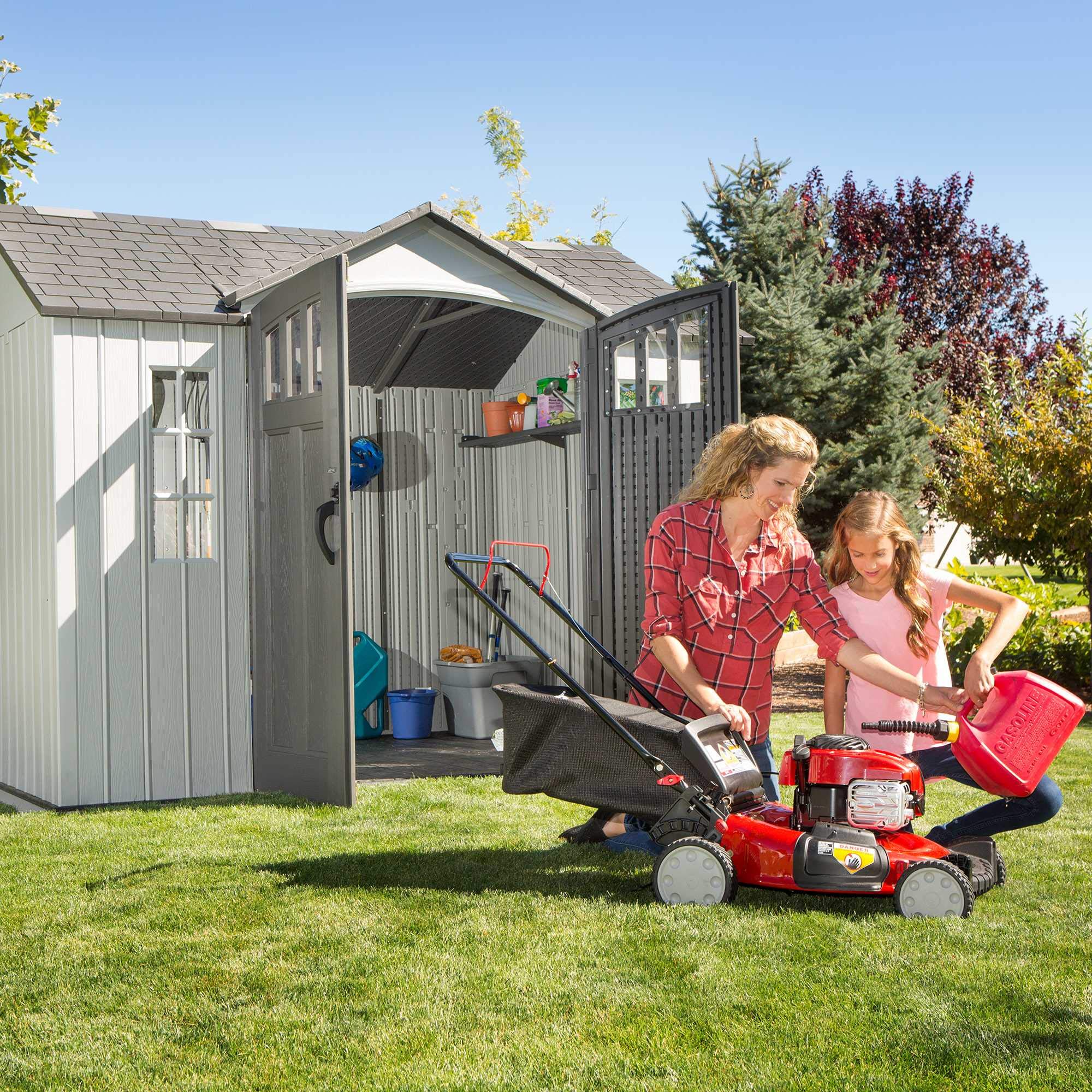 Keter Outdoor Storage Shed, 10 x 8 ft. with Base, Basic Shed