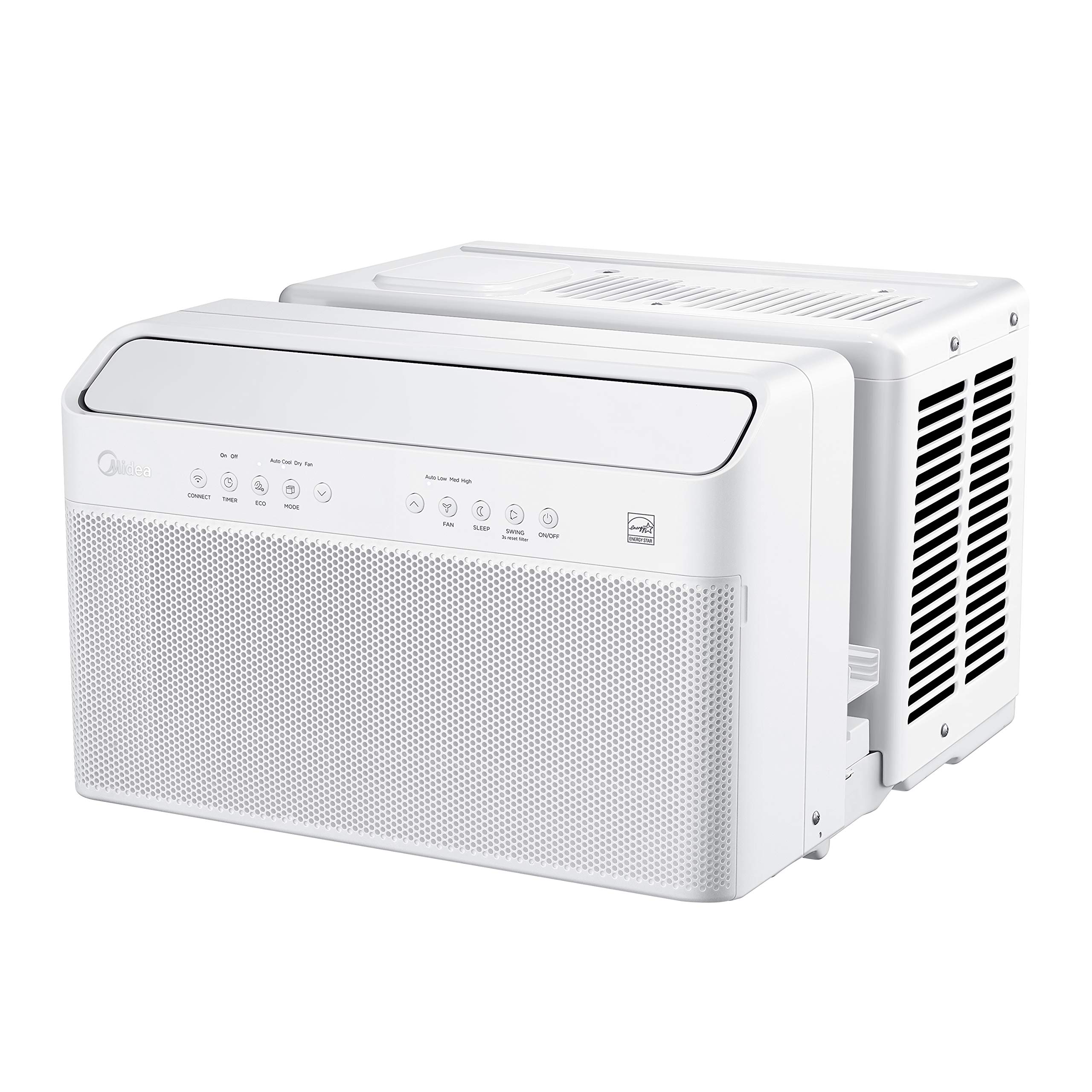 【Appliances】Midea 12,000 BTU U-Shaped Smart Inverter Window Air Conditioner–Cools up to 550 Sq. Ft.