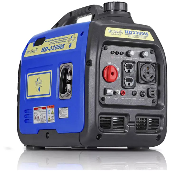 3300W Ultra Quiet Portable Generator, Gas Powered, EPA Compliant