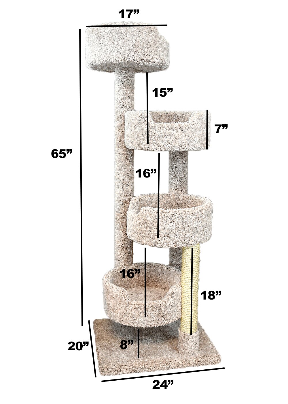 【Pet】64 New Stairway Cat Condo