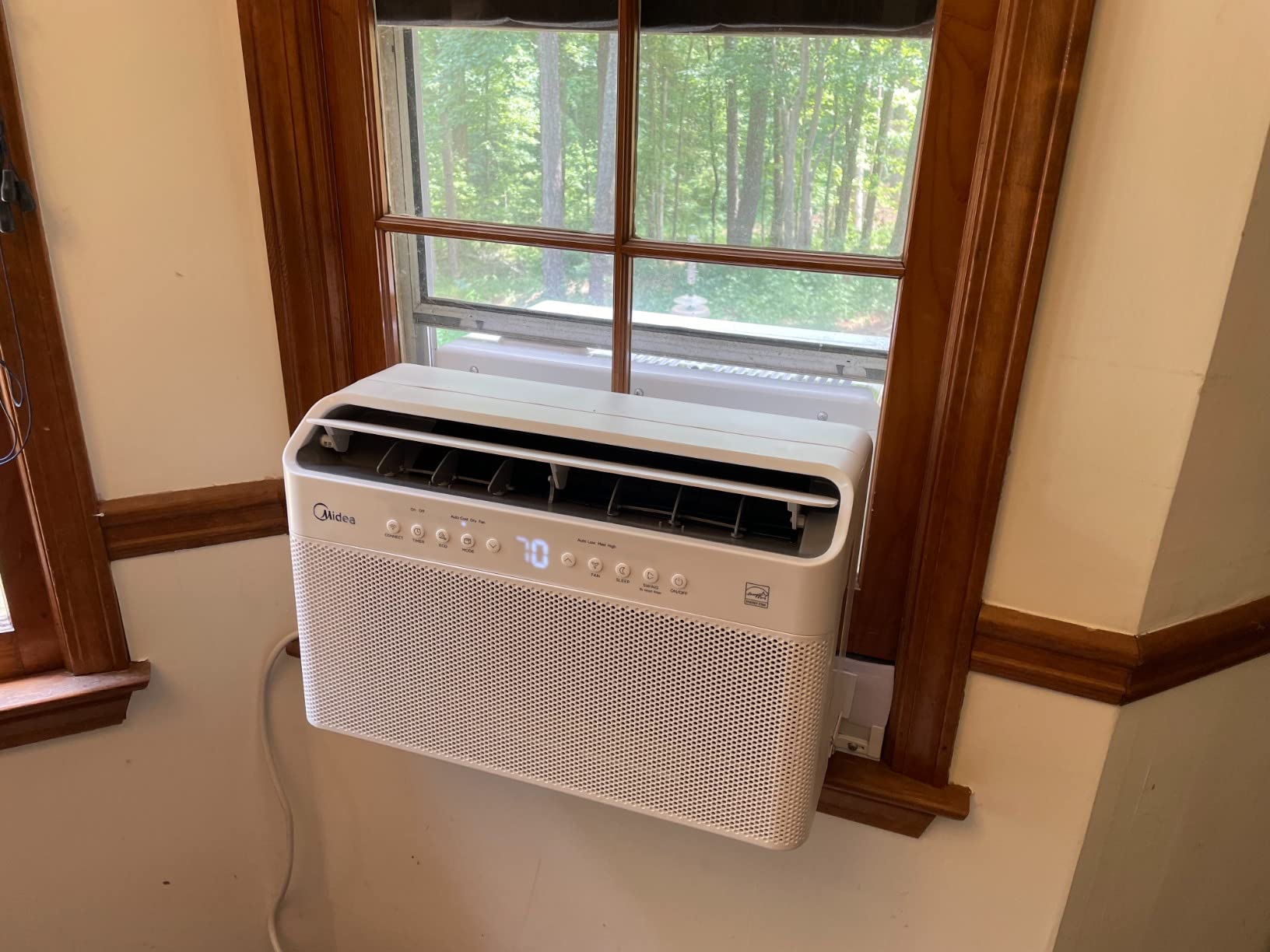 【Appliances】Midea 12,000 BTU U-Shaped Smart Inverter Window Air Conditioner–Cools up to 550 Sq. Ft.