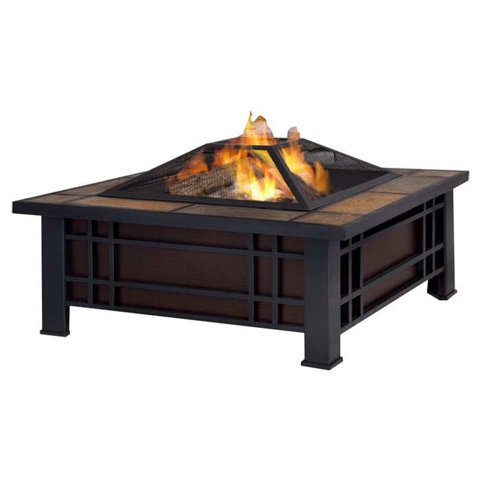 【Sports&Outdoors】Morrison 17.9'' H x 33.6'' W Steel Outdoor Fire Pit Table