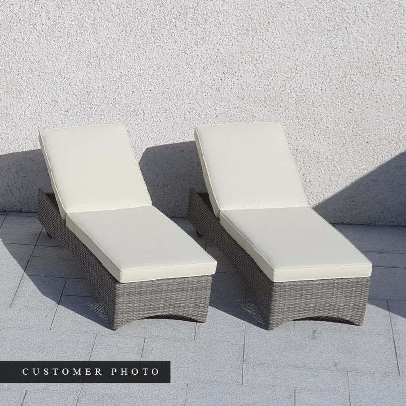 【Gazebo】Sun lounger (Grey)
