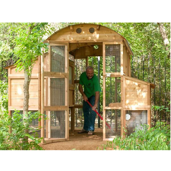 【Home&Garden】Walk-In Coop domed