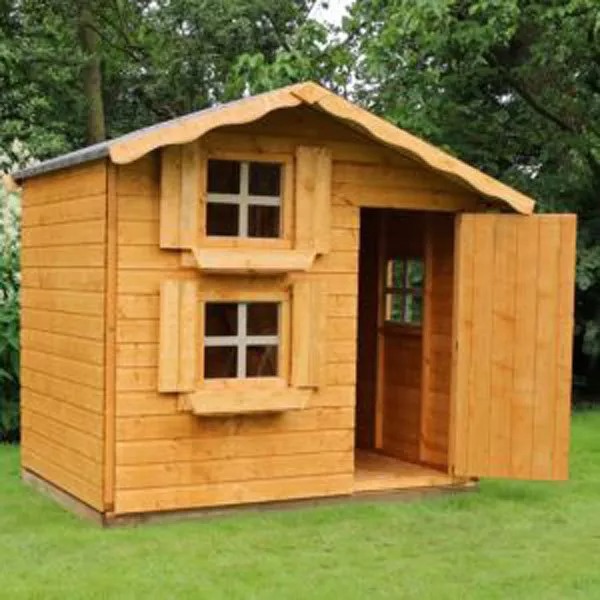 【Home&Garden】Mercia 7 x 5 ft. wooden double deck theater