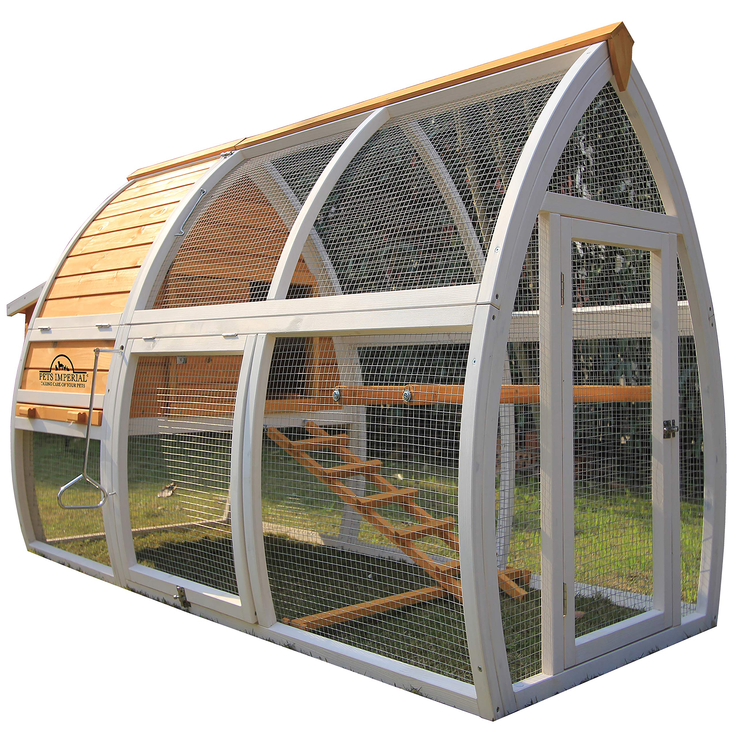 【Home&Garden】Chicken Coop - Ark Poultry Nest Box - Chickn House with Sliding Tray & Opening Roof