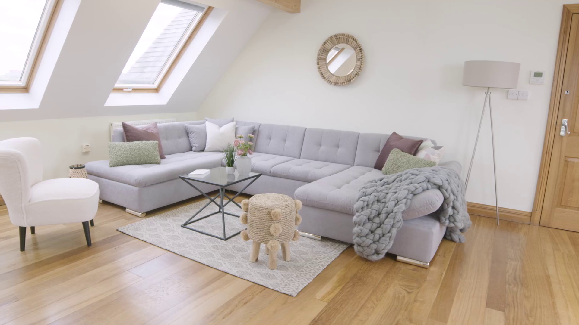 Honeypot Sofa Bed - Bergen Corner Sofabed with Storage - Fabric Pull Out Double Sofa Bed U Shaped Couch | Set Up Included | Made in EU | Built to Last (Left Hand Facing Corner)