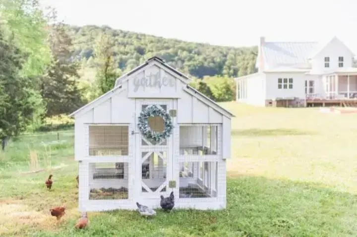 【Home&Garden】Big fairy tale town chicken coop