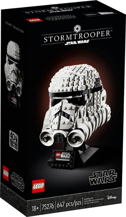 LEGO 75276 Star Wars Stormtrooper Helmet Display Building Set, Advanced Collectible Gift Model for Adults