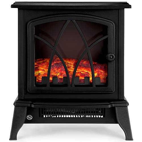 【Home Improvement】Electric Fireplace Stove Heater 2000W with Fire Flame Effect