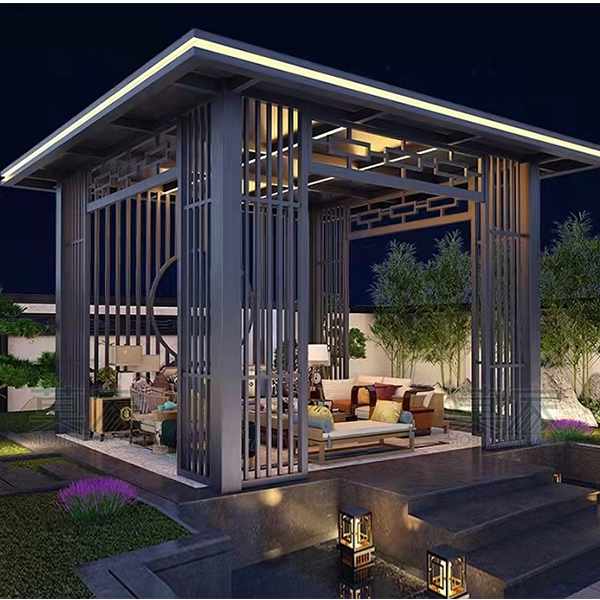 【Gazebo】Courtyard Outdoor Four-Corner Terrace Gazebo
