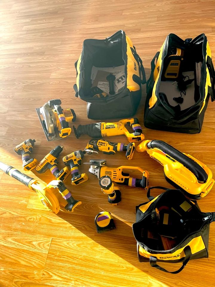 DEWALT 20V Max Cordless Drill Combo Kit, 10-Tool (DCK1020D2)