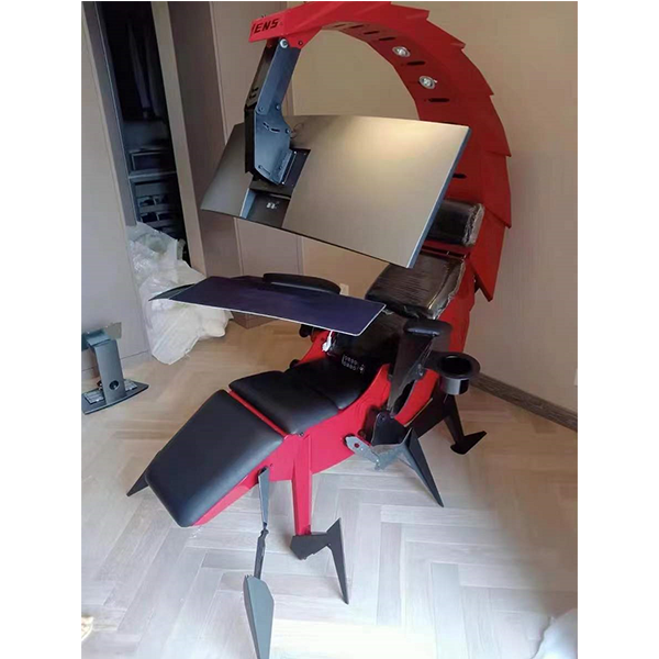 Gaming Chair Cockpit Zero Gravity Title Support 1-3 Monitors