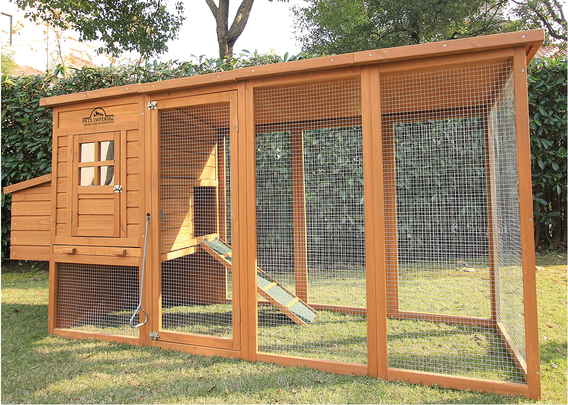 【Home&Garden】Arlington Chicken Coop with Extra Long Run 8ft2.5m & Ashpalt Roof Suitable for 46 Birds