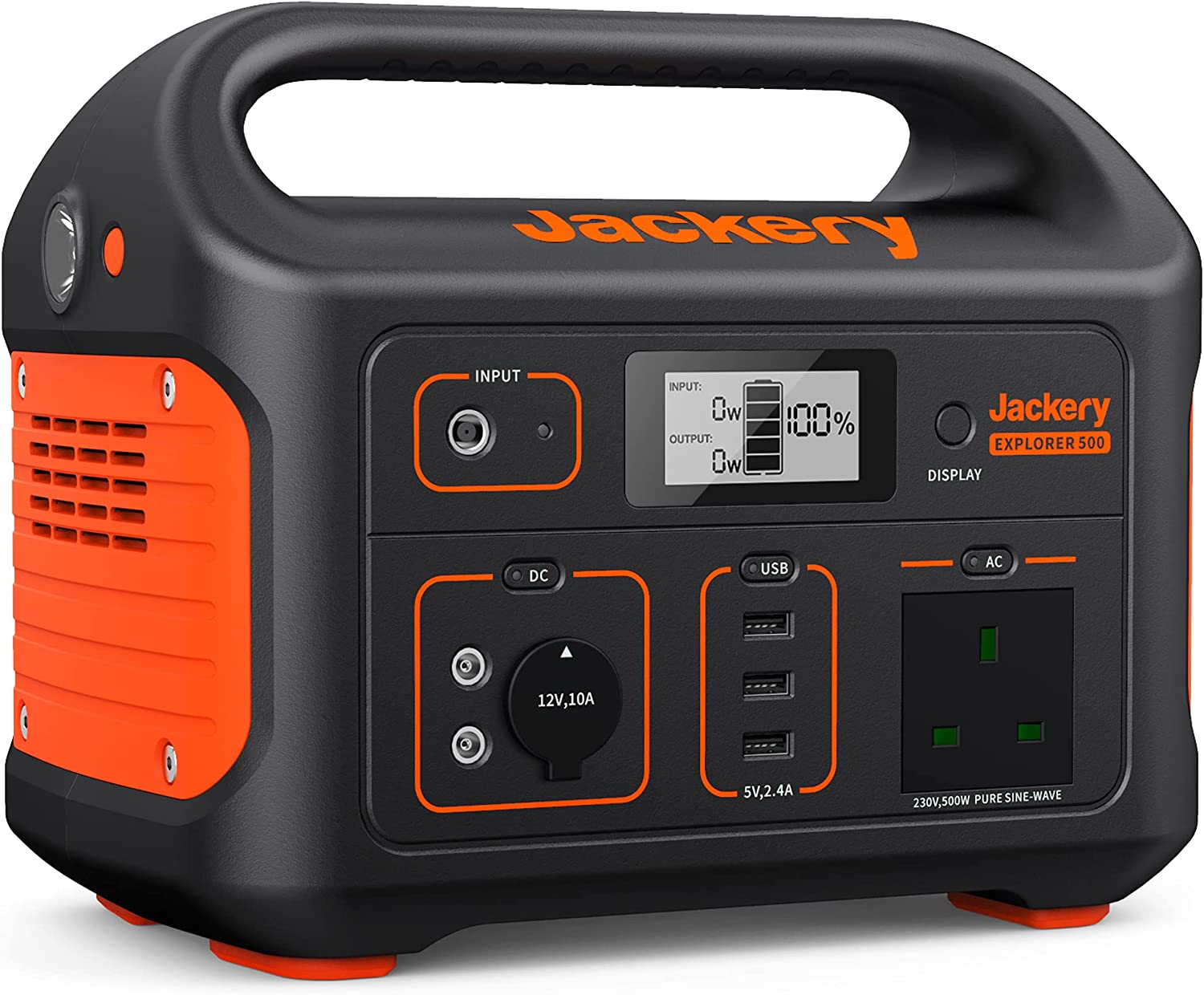 Portable Power Station Explorer 500, 518Wh Outdoor Backup Mobile Lithium Battery