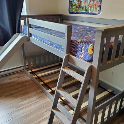 【Furniture】【BS】2m solid wood standard bunk bed