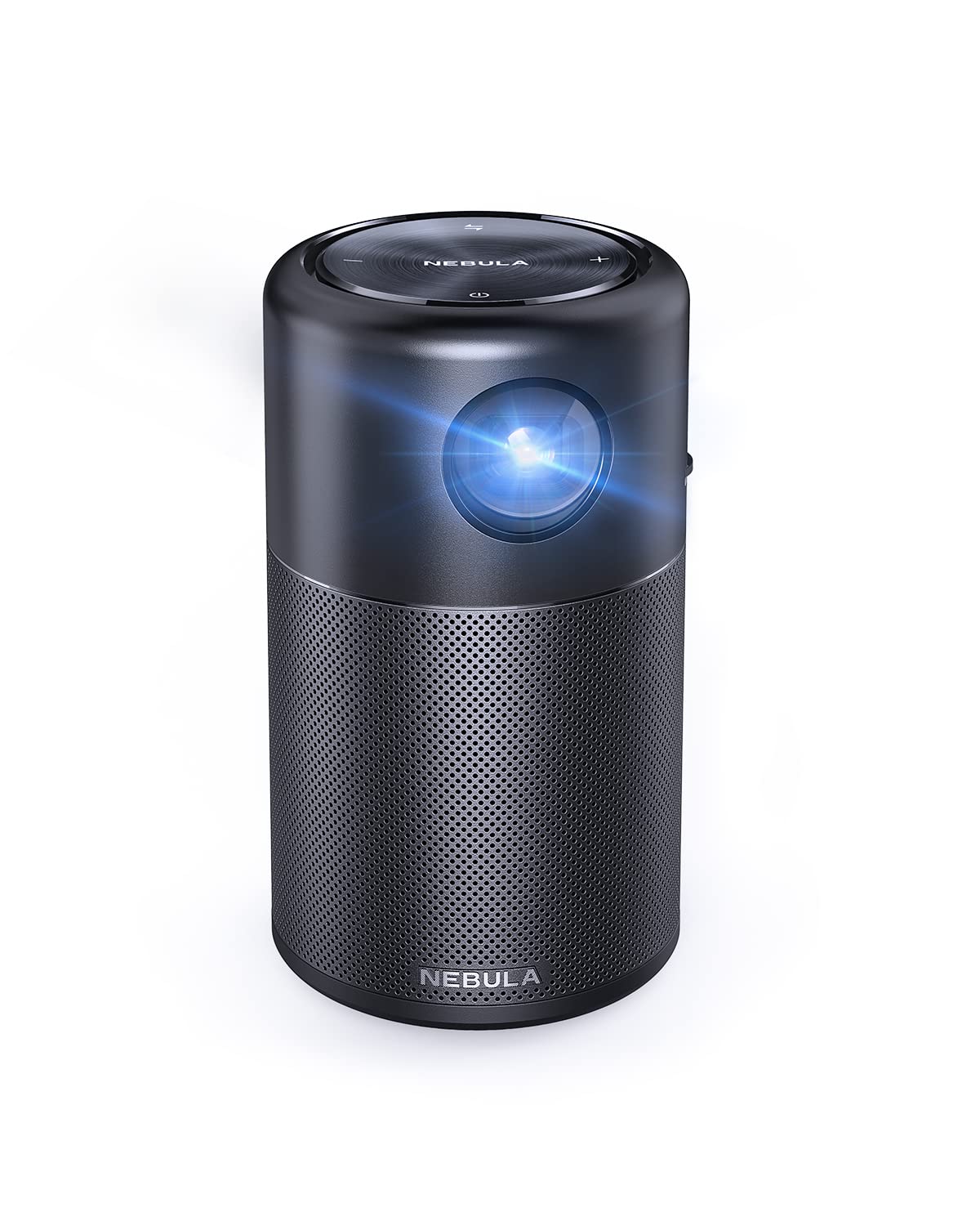 【Electronics】Smart Wi-Fi Mini Projector, 100 ANSI Lumen Portable Projector, 360° Speaker, Movie Projector