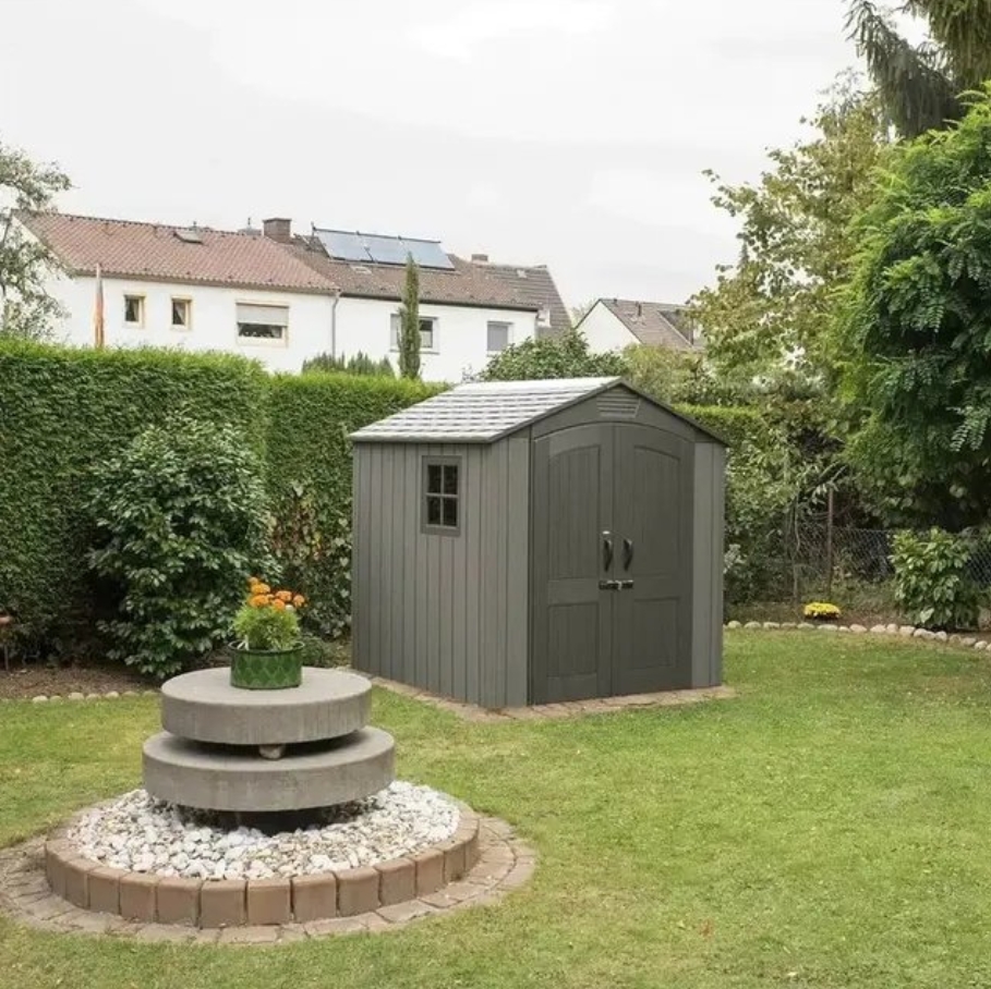 Lifetime 7x7 ft outdoor storage shed