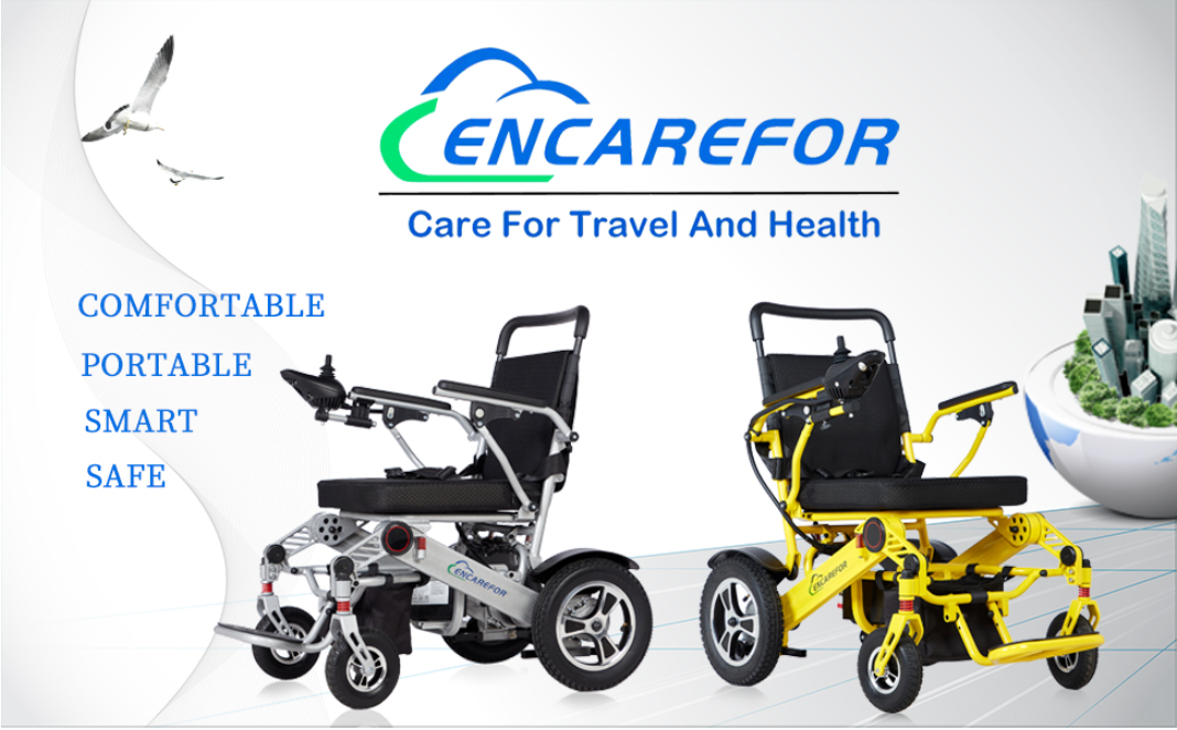 Range 24Mile Extended 20'' Seat Folding Electric Wheelchair for Adults, Lightweight Foldable 500W Powered Wheelchairs, Portable Folding Carry Wheelchairs, Airline Approved (Silver)