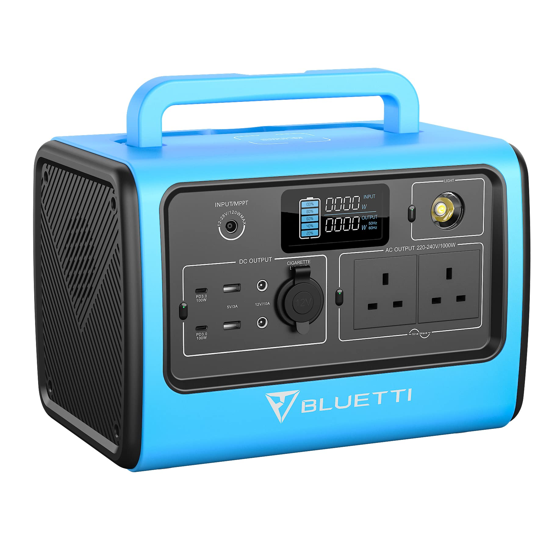 【Appliances】Portable Power Station EB70 1000W Solar Generator 716Wh Backup LiFePo4 Battery