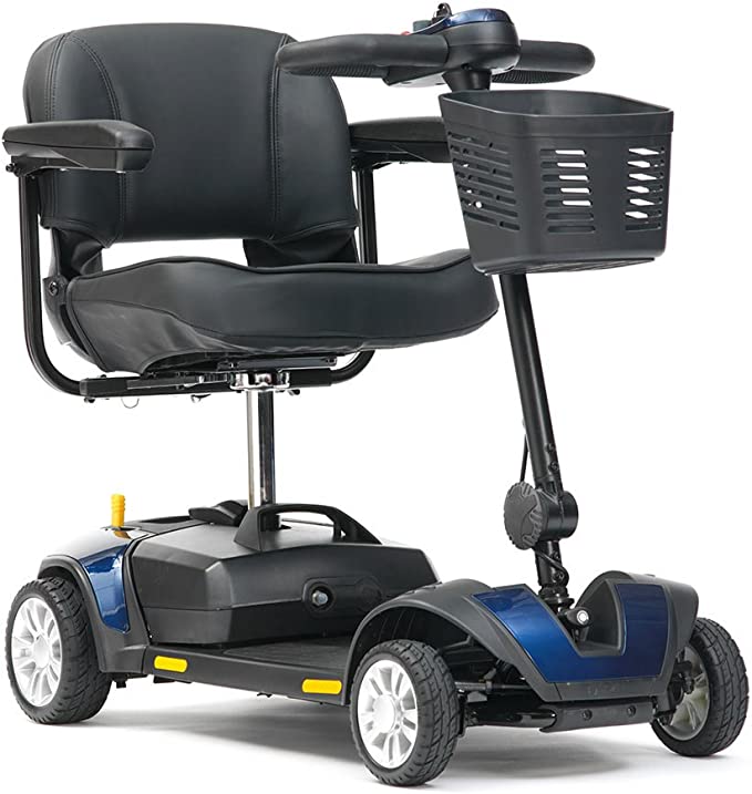 Livewell Jaunt 4mph Portable Travel Car Boot Mobility Scooter (Blue)