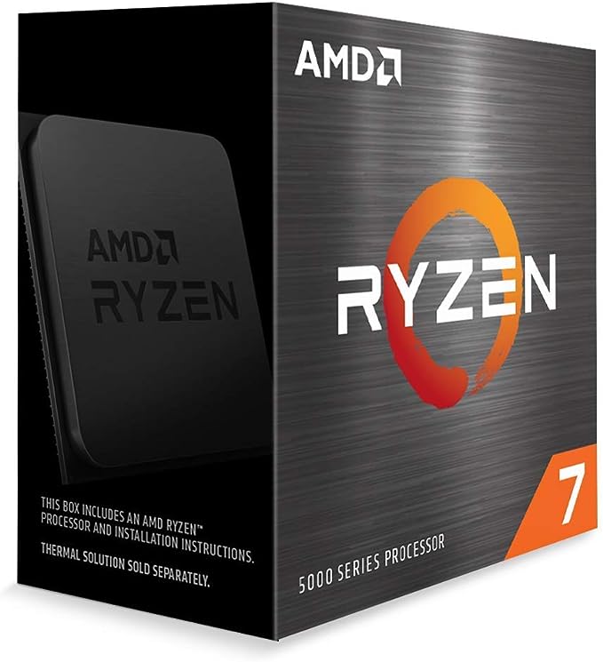 AMD Ryzen 7 5800X Processor (8C/16T, 36MB Cache, Up to 4.7 GHz Max Boost)