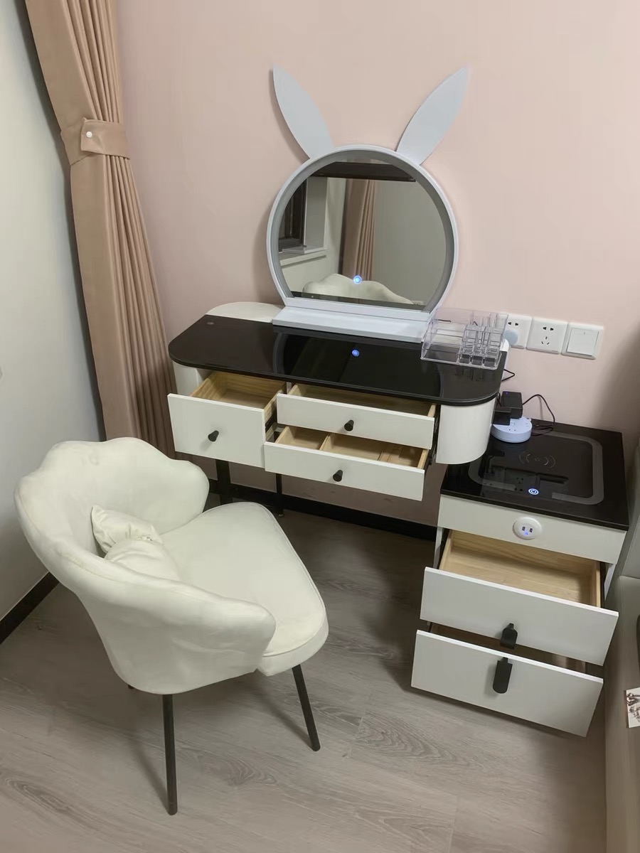 Smart Wireless Charging Dresser Simple Multifunctional Makeup Table
